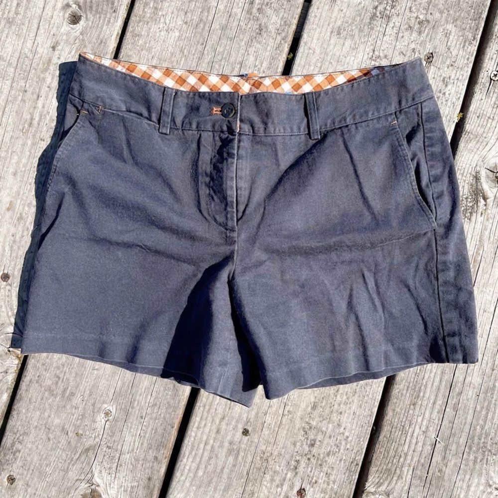 J MCLAUGHLIN WOMENS SHORTS BLUE SIZE 6